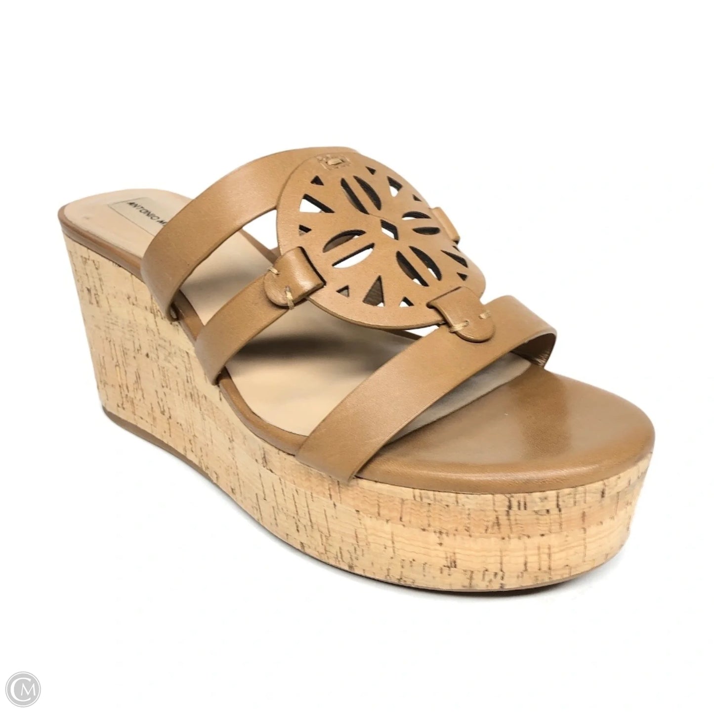 Sandals Heels Wedge By Antonio Melani In Brown, Size: 9.5