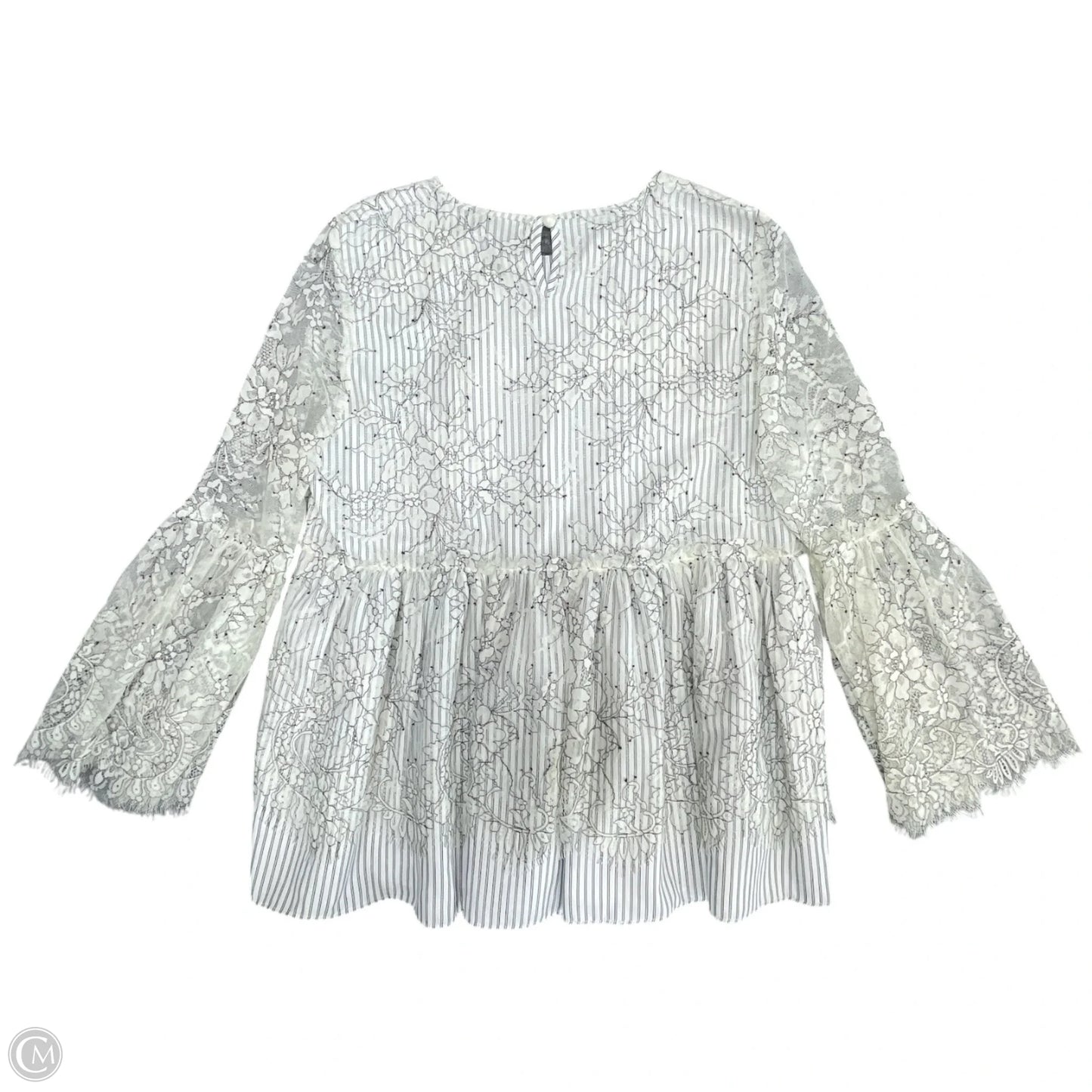 Top Long Sleeve By Clothes Mentor In Black & White, Size: Xs
