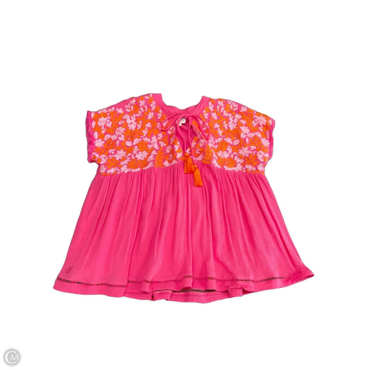 Top Short Sleeve By J.marie In Pink, Size: M