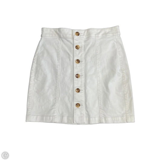 Skirt Mini & Short By Loft In White, Size: 4