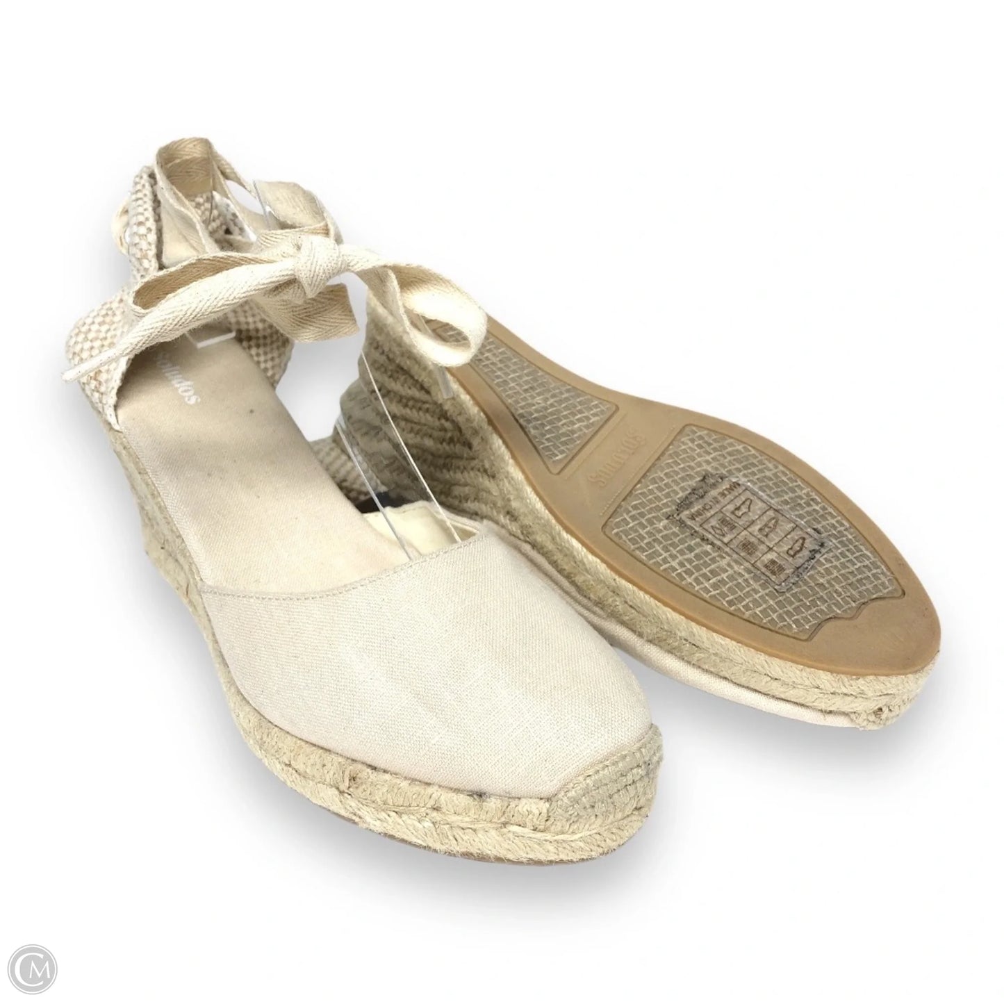 Shoes Heels Wedge By Soludos In Beige, Size: 11
