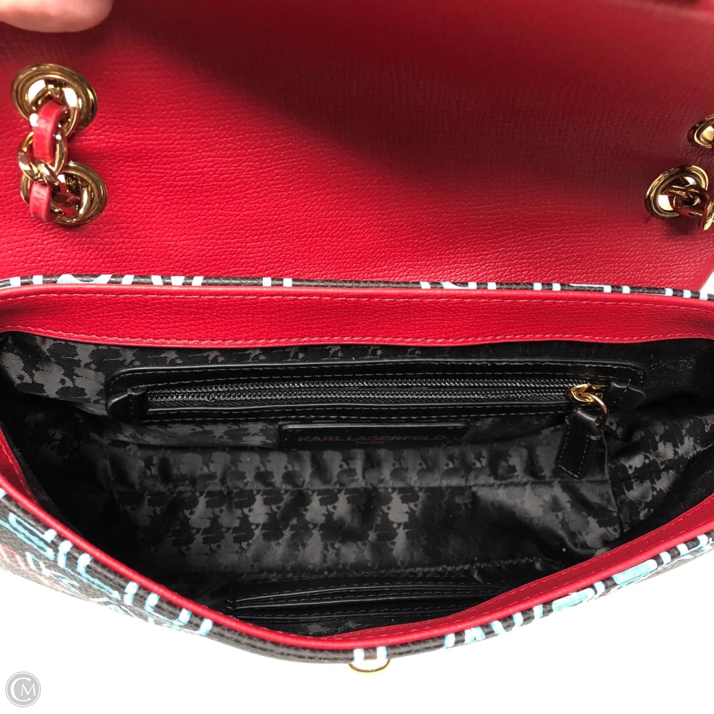 Handbag Designer By Karl Lagerfeld, Size: Small