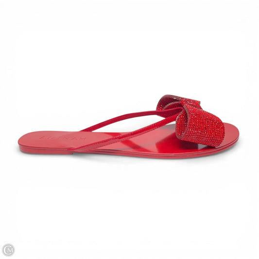 Sandals Flats By Cma In Red, Size: 10