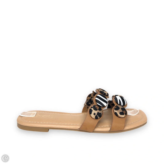Sandals Flats By Cato In Brown, Size: 7