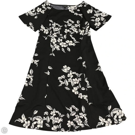 Dress Casual Short By Ann Taylor In Black & White, Size: S