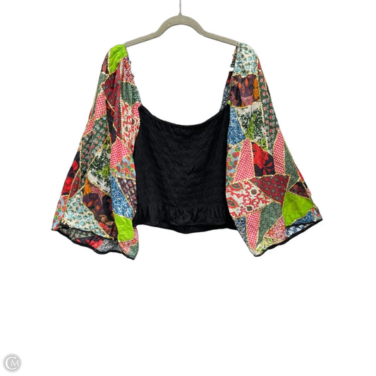 Top Long Sleeve By Let Me Be In Multi-colored, Size: Xl