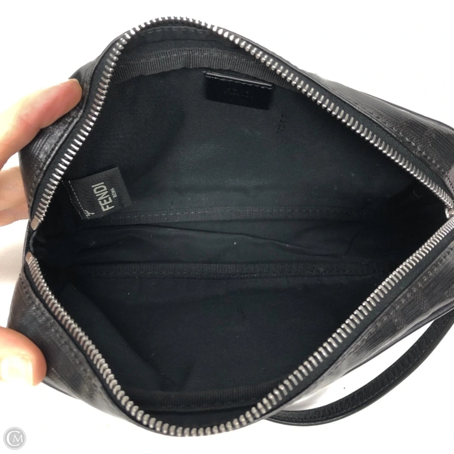 Wristlet Luxury Designer By Fendi, Size: Medium