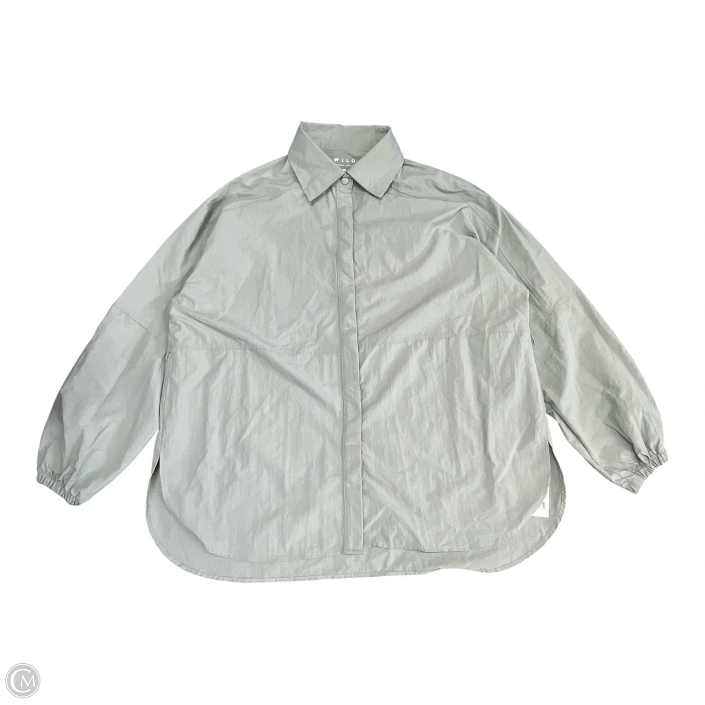 Jacket Windbreaker By Wilo In Green, Size: M
