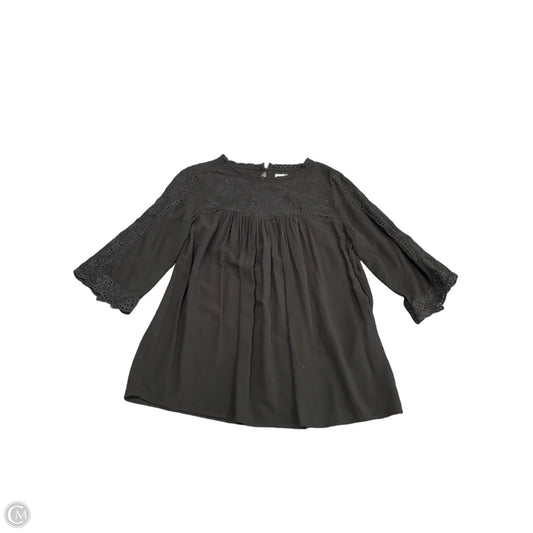Top Short Sleeve By Chicos In Black, Size: 6