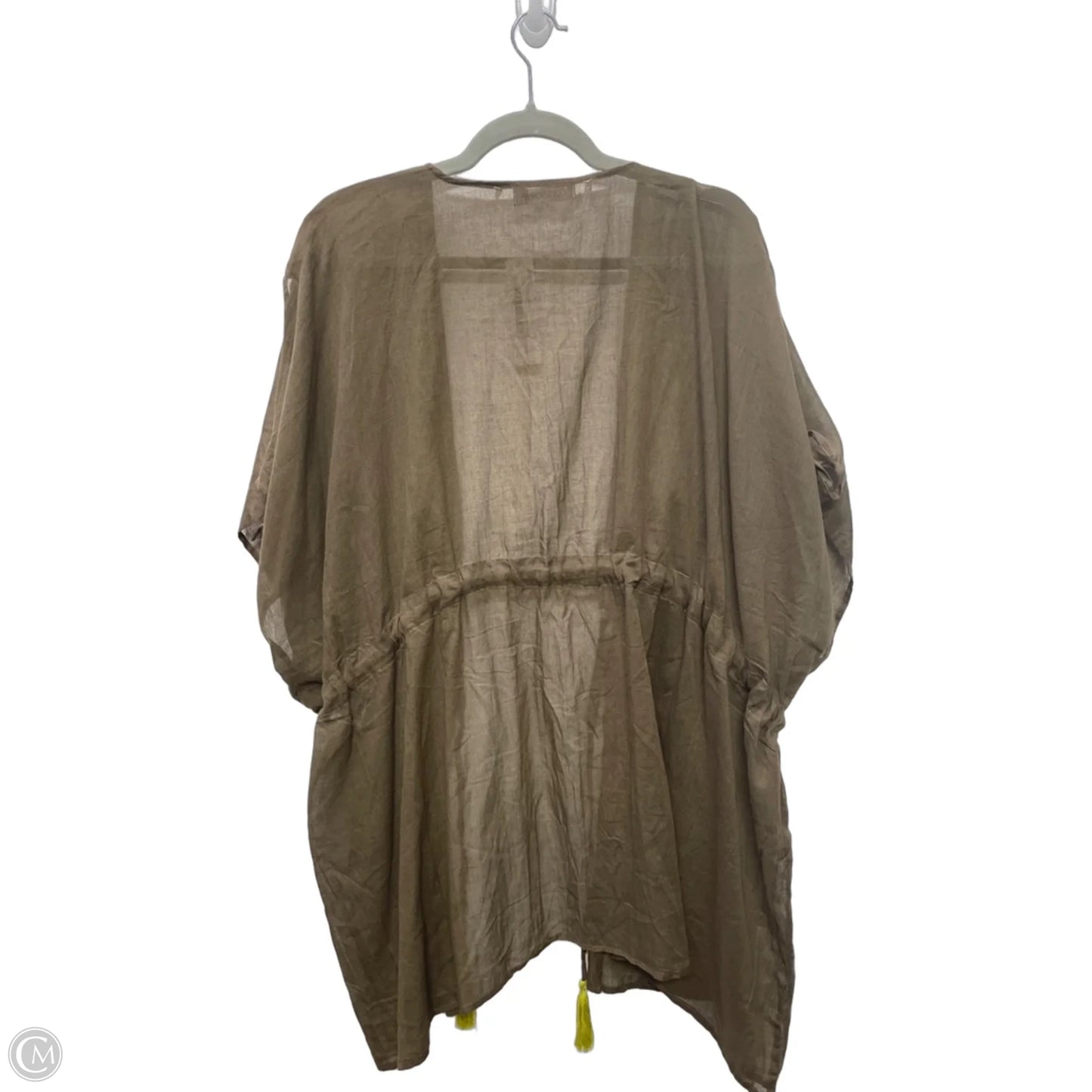 Swimwear Cover-up By Clothes Mentor In Brown & Yellow, Size: Osfm