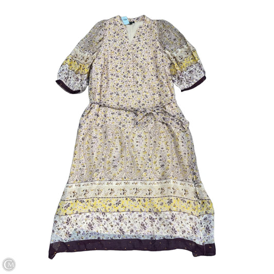 Dress Casual Midi By Ann Taylor In Multi-colored, Size: Mp