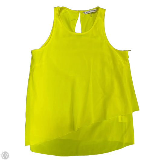 Blouse Sleeveless By Trina Turk In Yellow, Size: M