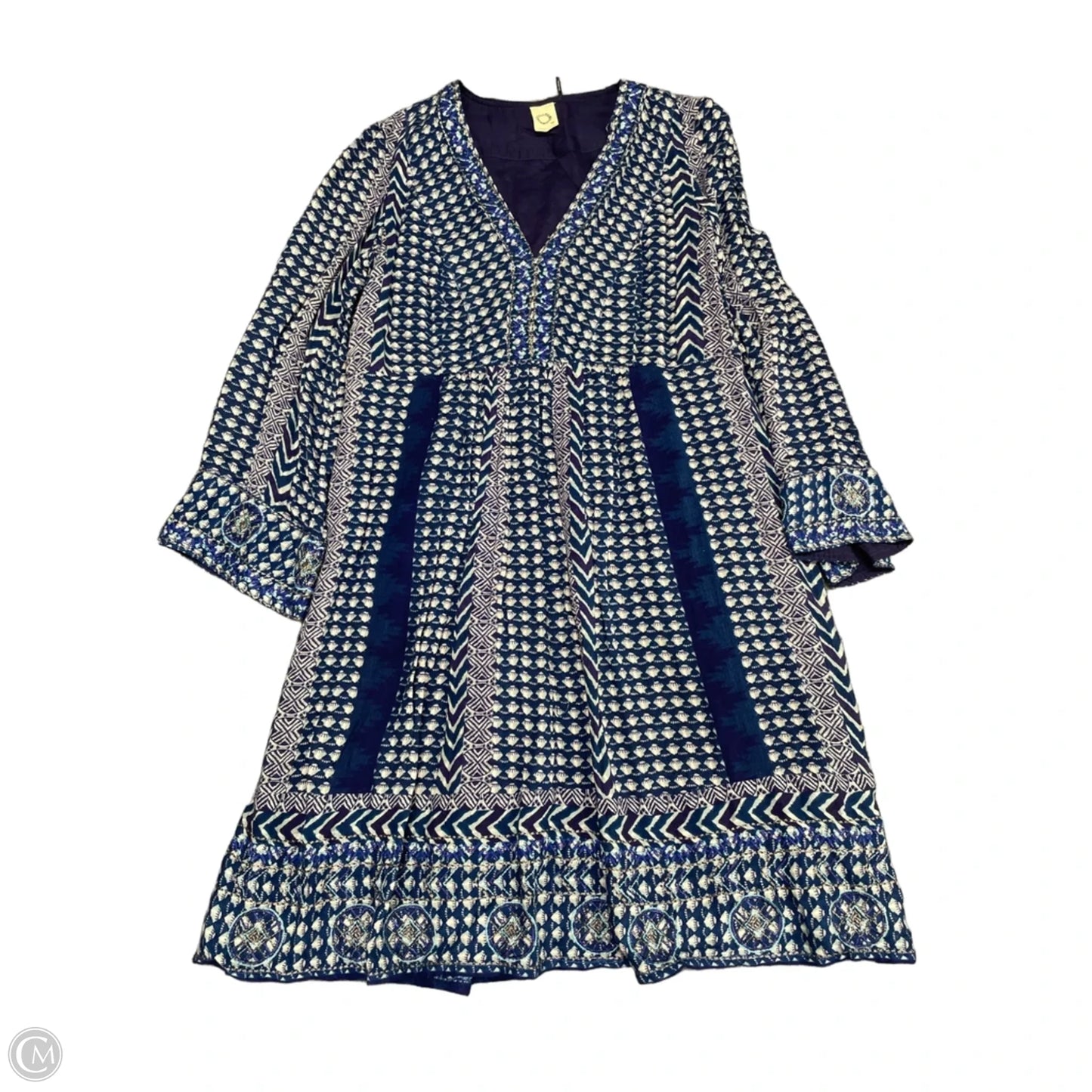 Dress Casual Short By Akemi And Kin In Blue & White, Size: Xs