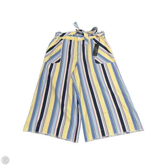 Pants Wide Leg By Versona In Striped Pattern, Size: Xl