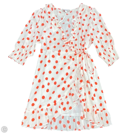 Dress Casual Short By Target-designer In Cream & Orange, Size: L