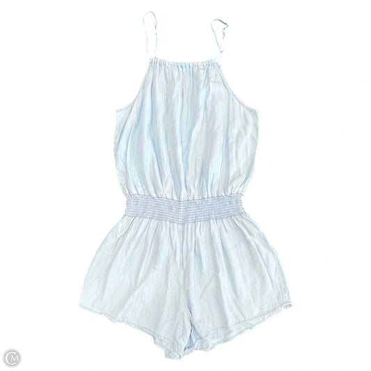 Romper By Rails In Blue Denim, Size: M