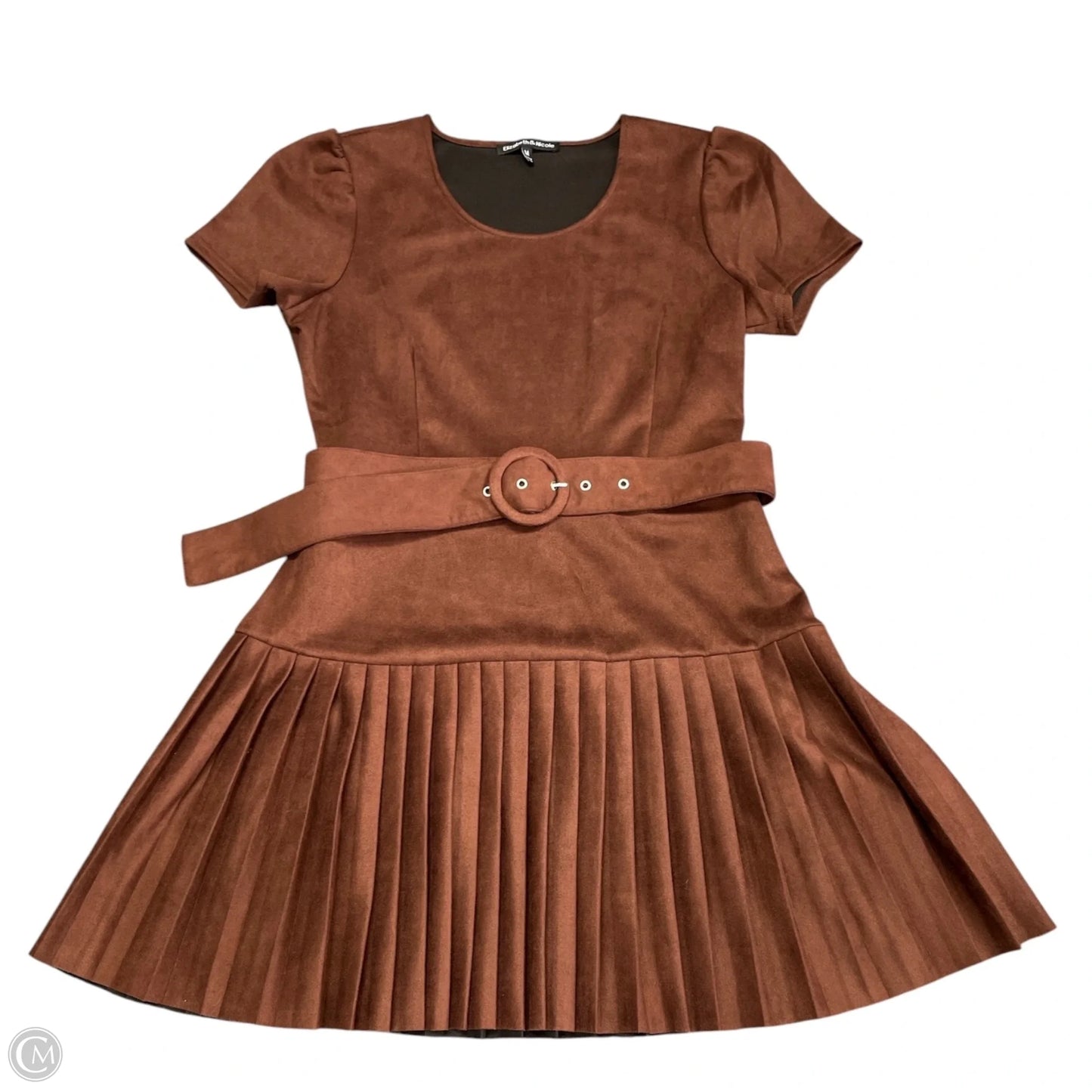 Dress Casual Short By Clothes Mentor In Brown, Size: M