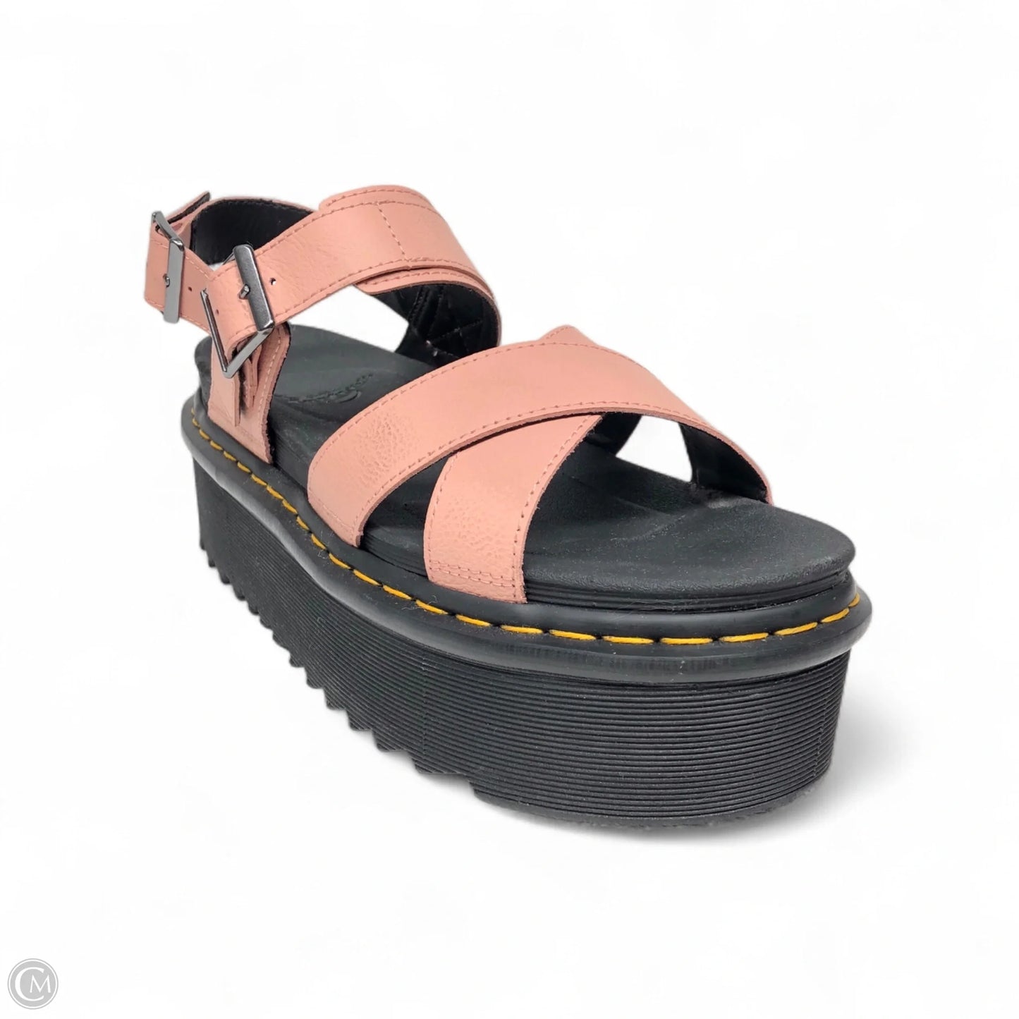 Sandals Heels Platform By Dr Martens In Pink, Size: 10