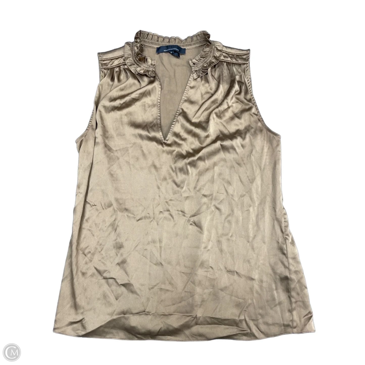 Blouse Sleeveless By White House Black Market In Brown, Size: M