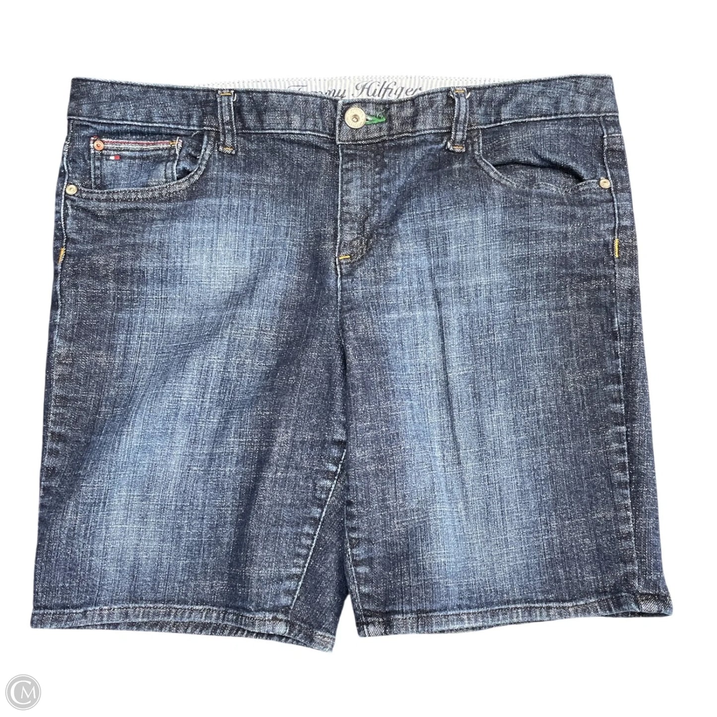 Shorts By Tommy Hilfiger In Blue Denim, Size: 14