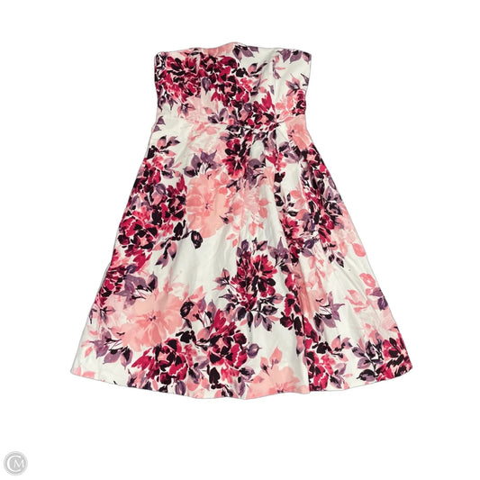 Dress Casual Short By White House Black Market In Pink & White, Size: 16