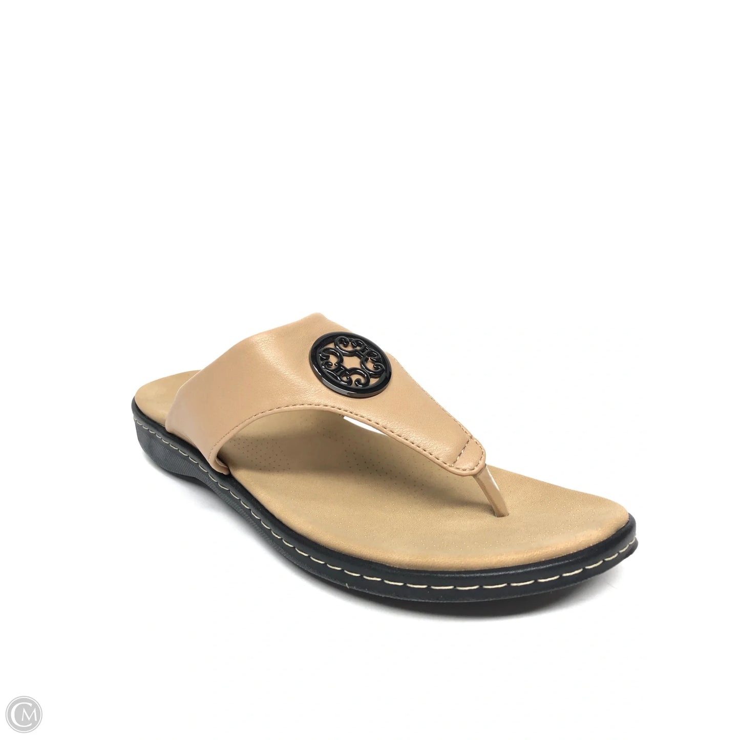 Sandals Flip Flops By Clothes Mentor In Brown, Size: 10.5
