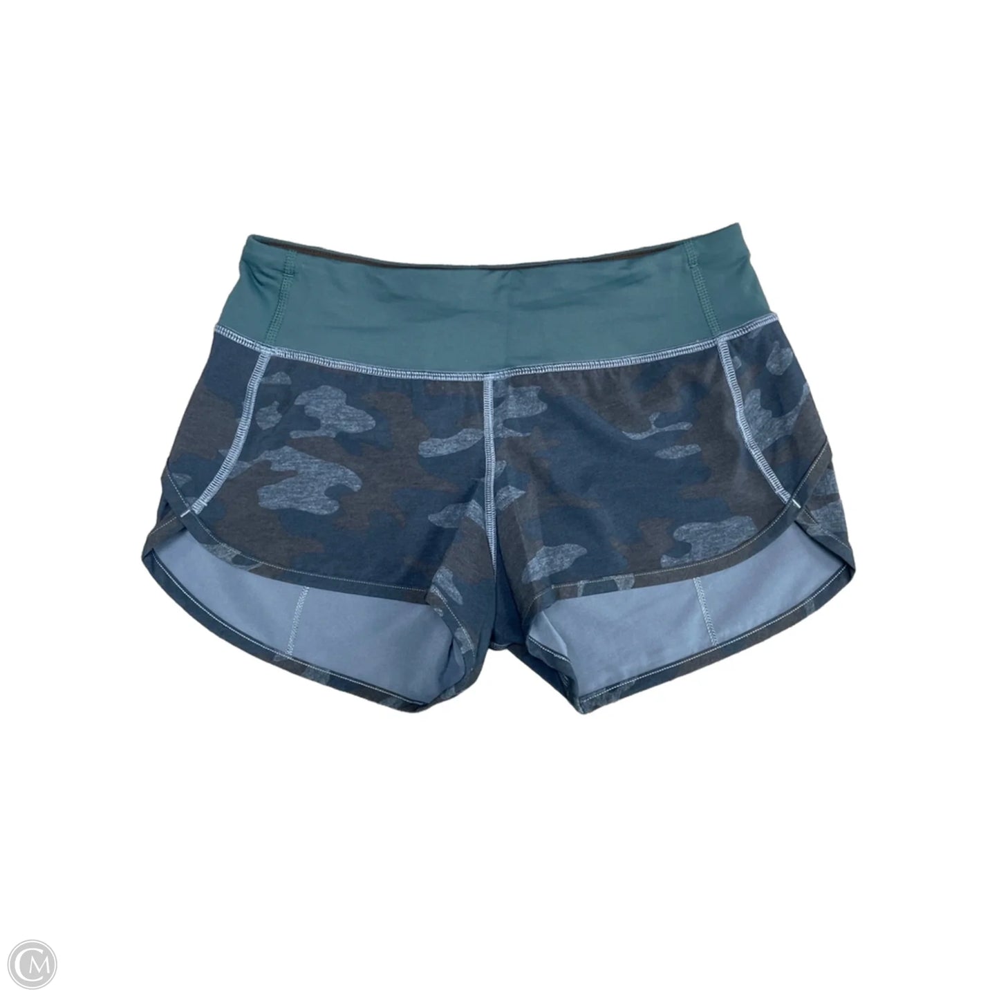 Athletic Shorts By Lululemon In Blue, Size: 2