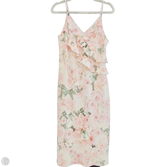 Dress Casual Midi By Express In Floral Print, Size: M