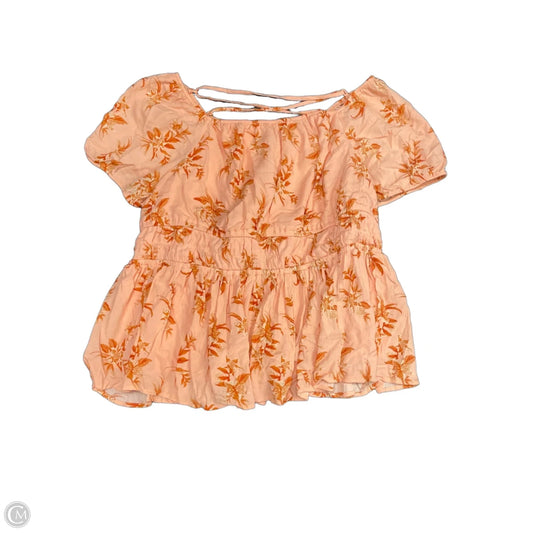Top Short Sleeve By Torrid In Peach, Size: S