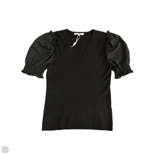 Top Short Sleeve By Sioni In Black, Size: S