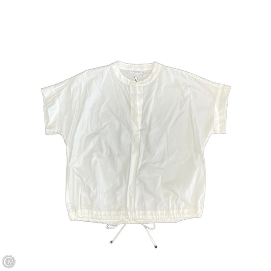 Top Short Sleeve By Calvin Klein In White, Size: S