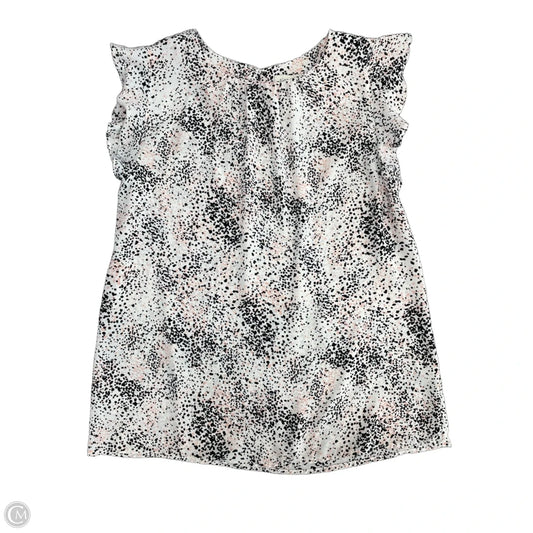 Top Short Sleeve By Clothes Mentor In Black & White, Size: S