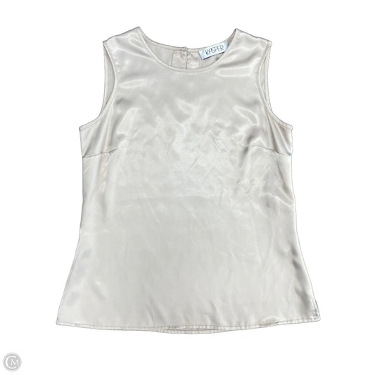 Top Sleeveless By Kasper In Beige, Size: S