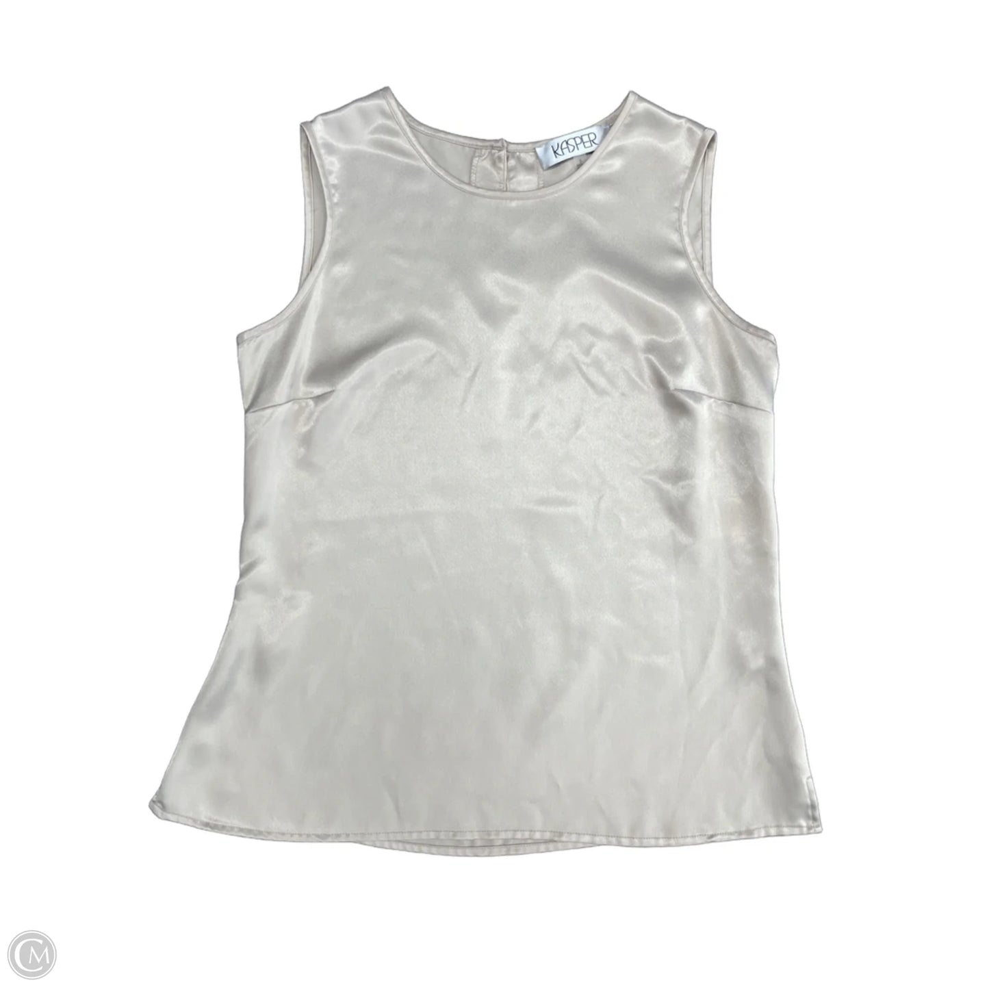 Top Sleeveless By Kasper In Beige, Size: S
