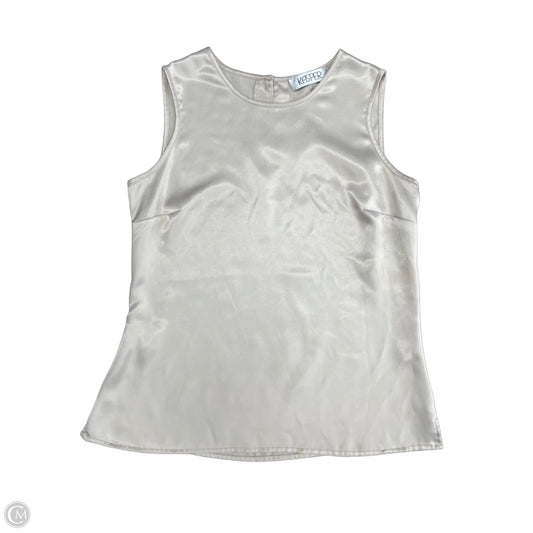 Top Sleeveless By Kasper In Beige, Size: S