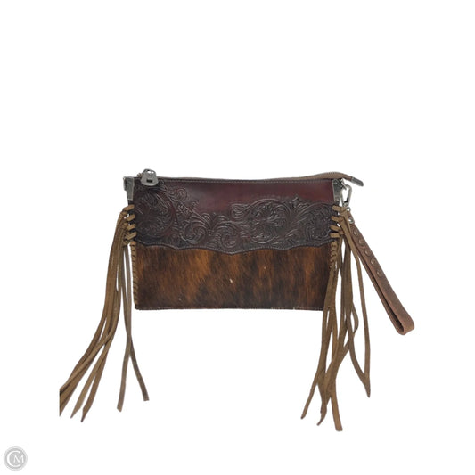Crossbody Leather By Montana West, Size: Small
