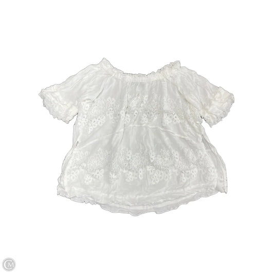 Top Short Sleeve By Vici In White, Size: S