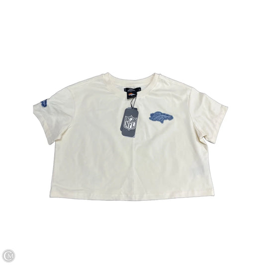 Top Short Sleeve Basic By Clothes Mentor In Beige, Size: S