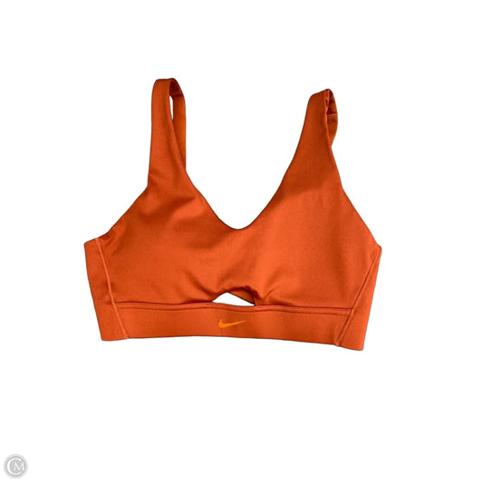 Athletic Bra By Nike In Orange, Size: M