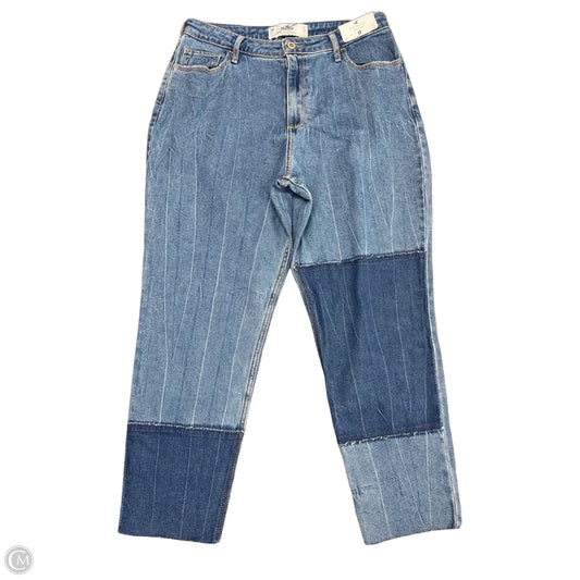 Jeans Straight By Hollister In Blue Denim, Size: 12