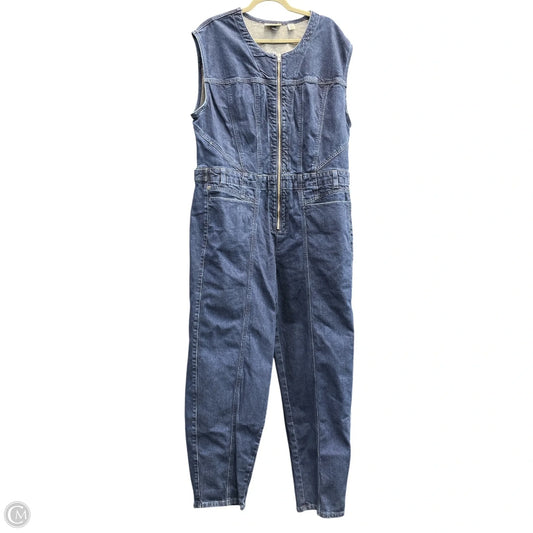 Jumpsuit By Universal Thread In Blue Denim, Size: 16