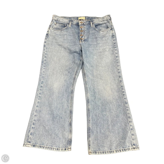 Jeans Wide Leg By We The Free In Blue Denim, Size: 14