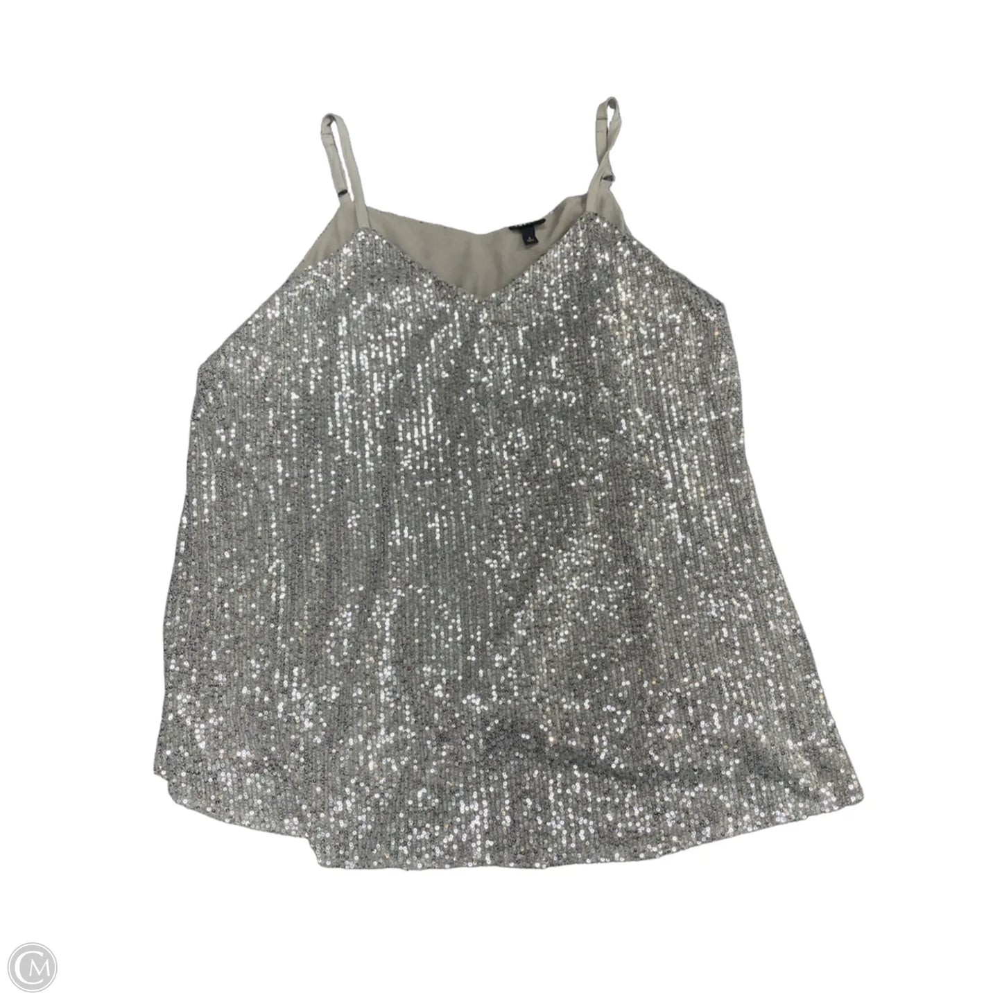 Blouse Sleeveless By Torrid In Silver, Size: 3x