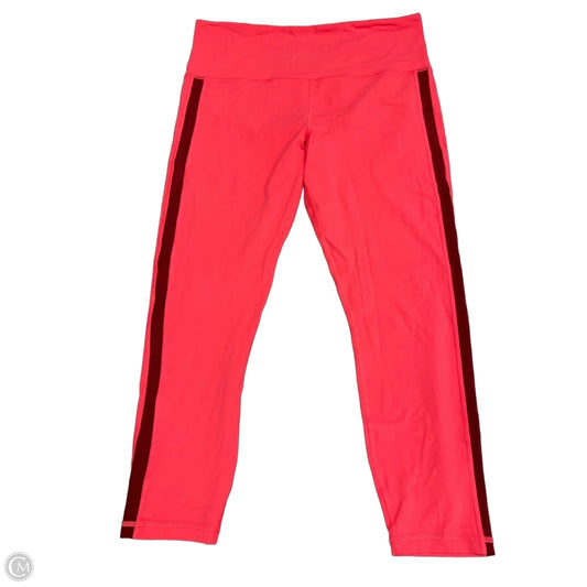 Athletic Leggings By Athleta In Pink, Size: Xl