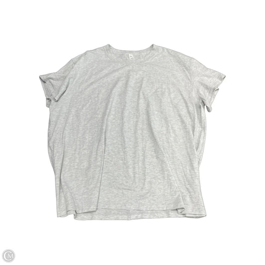 Athletic Top Short Sleeve By Lululemon In Green, Size: 20