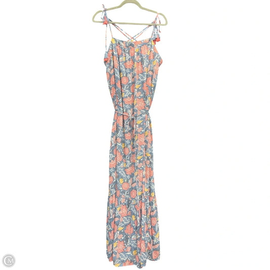 Dress Casual Maxi By Loft In Multi-colored, Size: L