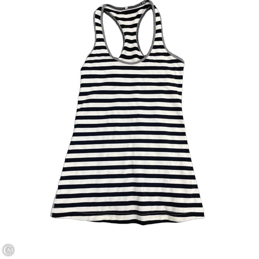 Athletic Tank Top By Lululemon In Black & White, Size: S