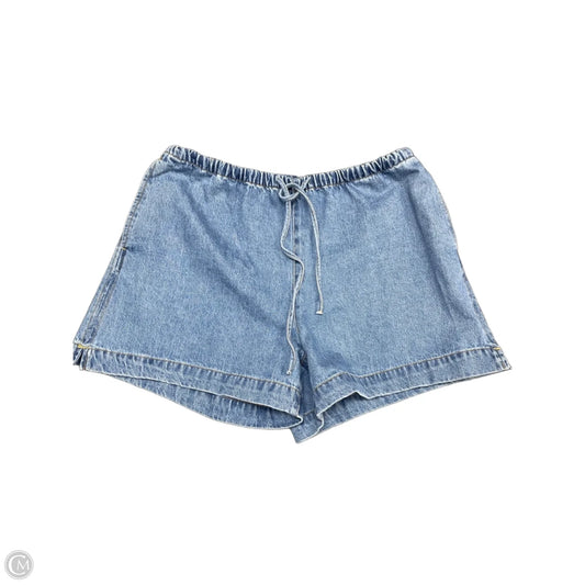Shorts By H&m In Blue Denim, Size: M