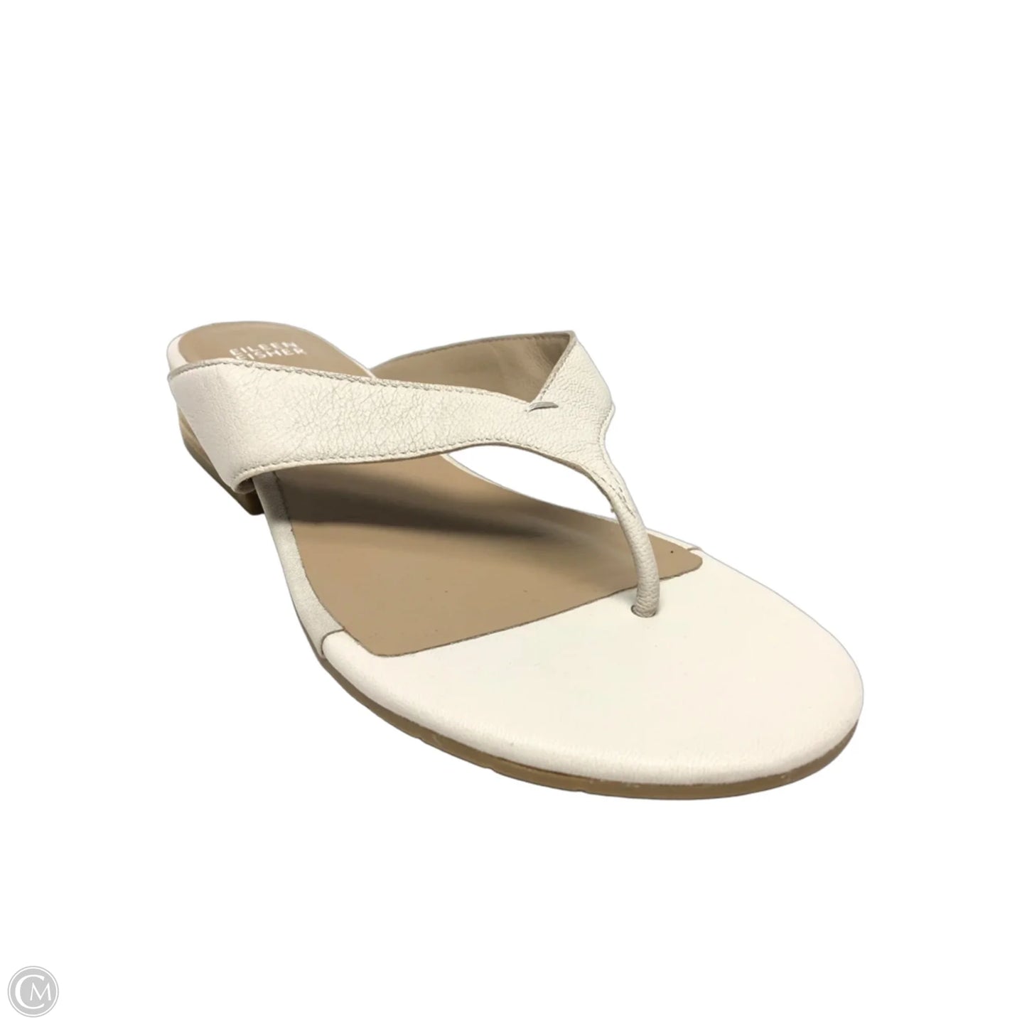 Sandals Heels Block By Eileen Fisher In Beige, Size: 9