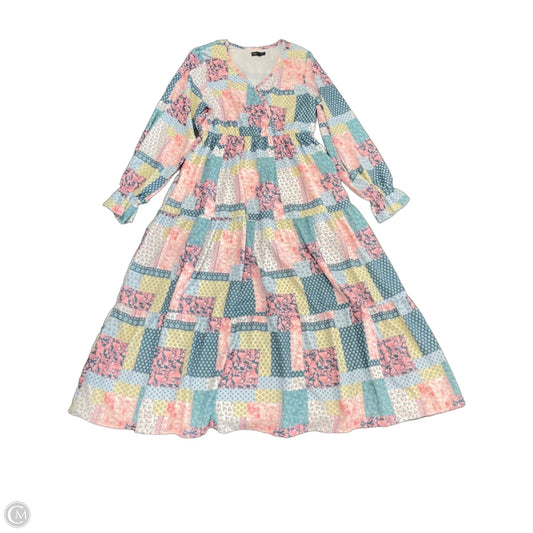 Dress Casual Maxi By Simply Southern In Multi-colored, Size: Xl
